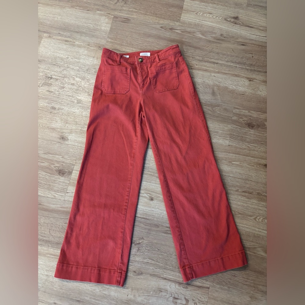 Loft Palmer Wide Leg Pants 2P